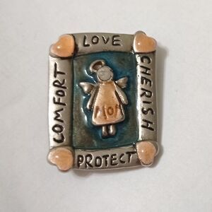 Mom Guardian Angel Pin Brooch Love Protect Comfort Cherish